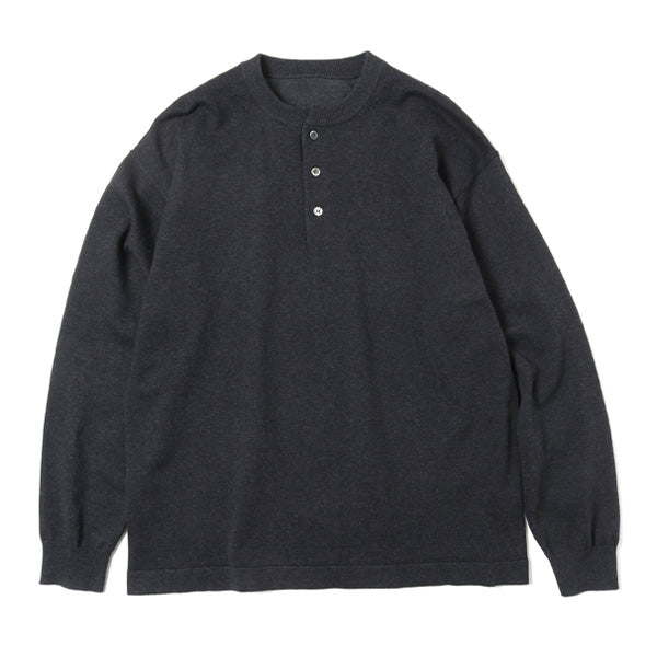 Henley neck L/S