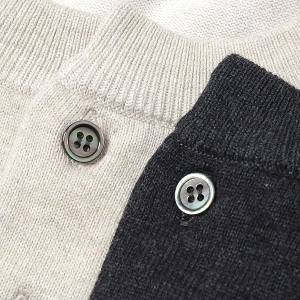 Henley neck L/S