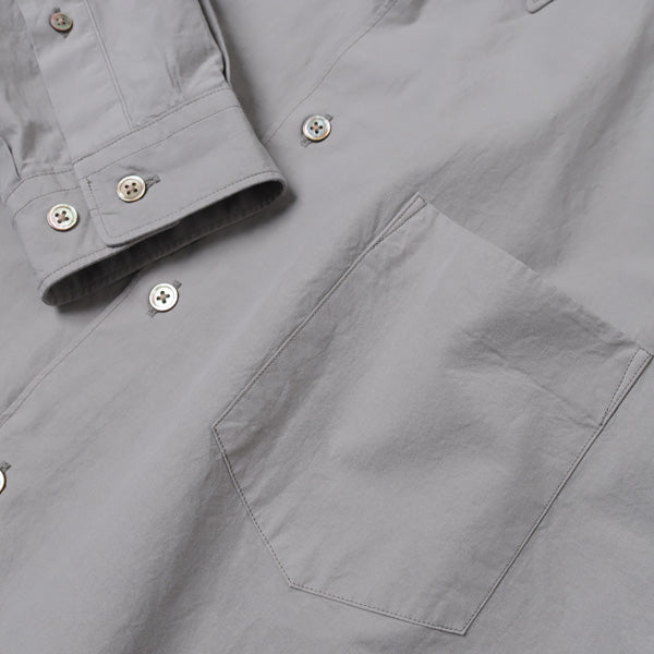 POLO COLLAR SHIRT ORGANIC COTTON BROAD