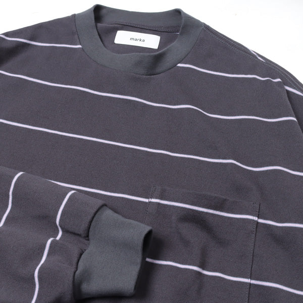 BORDER TEE L/S