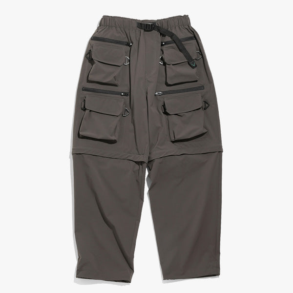 Multi-Pocket Belted 2 Way Pant - Poly Ripstop