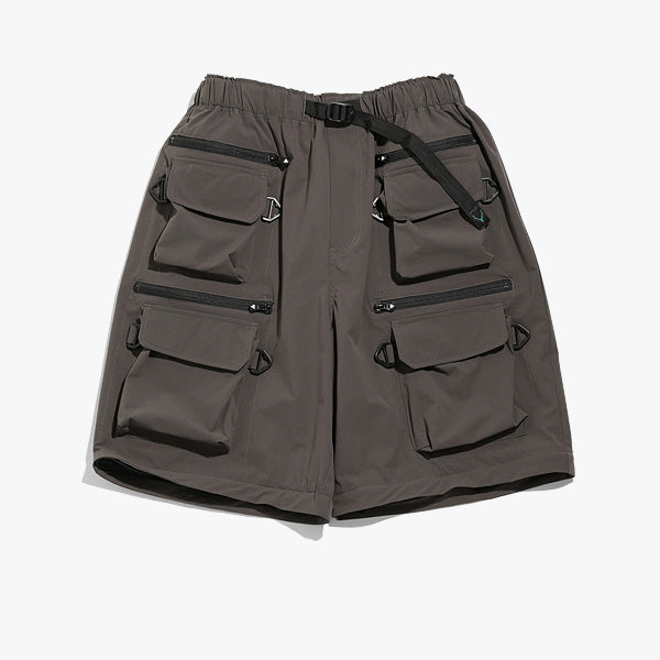 Multi-Pocket Belted 2 Way Pant - Poly Ripstop