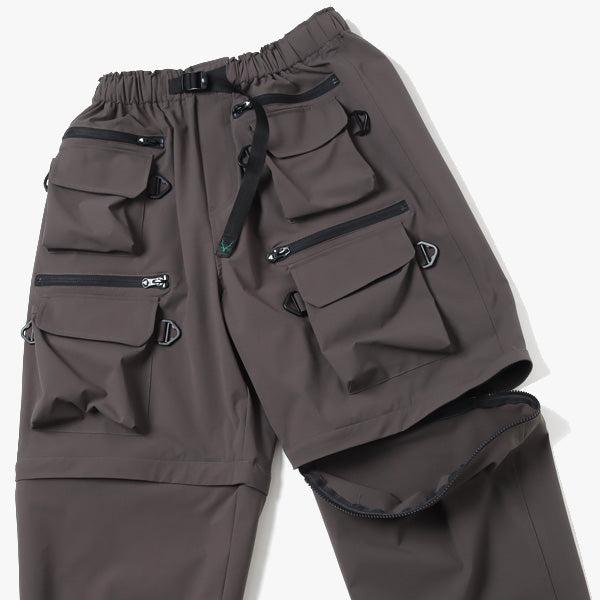 Multi-Pocket Belted 2 Way Pant - Poly Ripstop