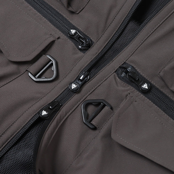 Multi-Pocket Zipped 2 Way Jacket - Poly Ripstop