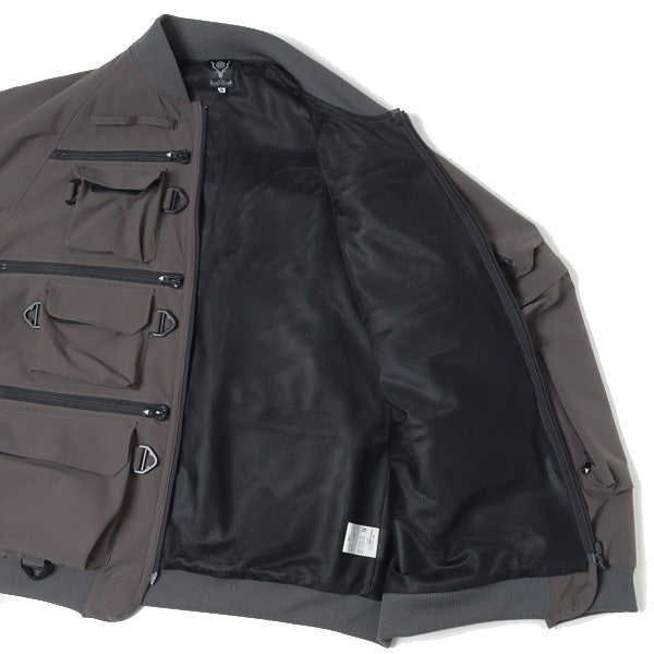 Multi-Pocket Zipped Way Jacket Poly Ripstop (KP792) South2 West8  ジャケット (MEN) South2 West8正規取扱店DIVERSE
