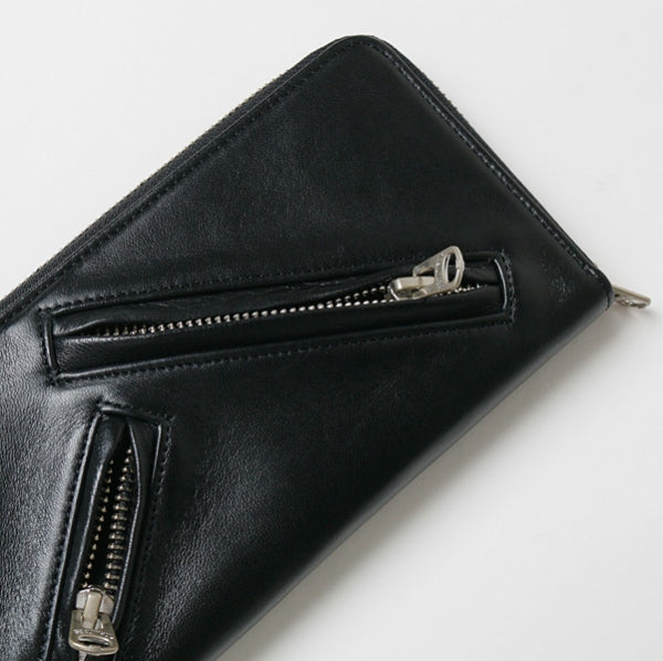 shrink leather purse