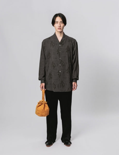 パンツ Sasquatchfabrix.FLARE SHILHOUETTE SLACKS SIWA WIDE SILHOUETTE SLACKS (21SS-PA9-024) | Sasquatchfabrix
