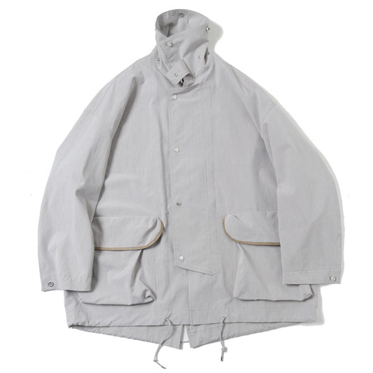 WASHED FINX RIPSTOP CHAMBRAY BIG FIELD BLOUSON