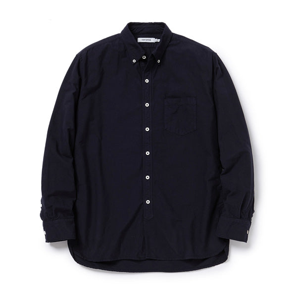 DWL B.D SHIRT RELAXED FIT COTTON OXFORD OVERDYED