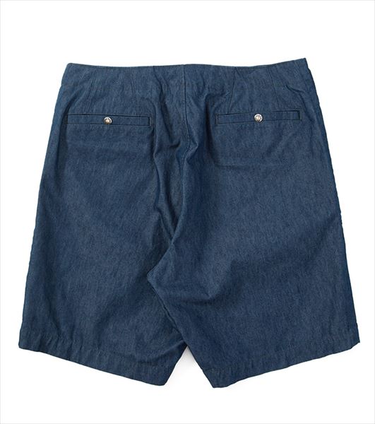 Indigo Chambray Mountain Field Shorts