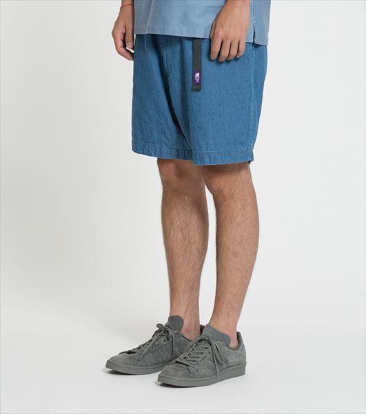 Indigo Chambray Mountain Field Shorts