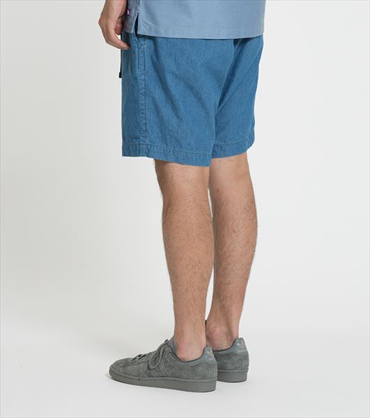 Indigo Chambray Mountain Field Shorts