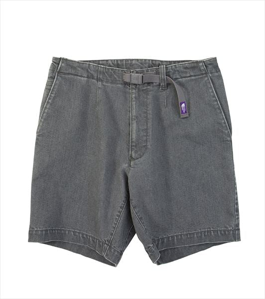 Webbing Belt Denim Shorts