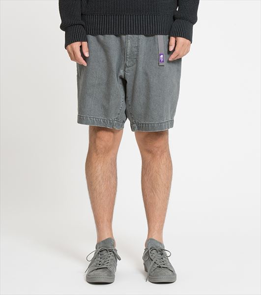 Webbing Belt Denim Shorts