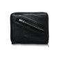 shrink leather fold wallet