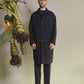 RAGLAN MAC COAT ORGANIC WOOL TROPICAL