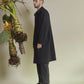 RAGLAN MAC COAT ORGANIC WOOL TROPICAL