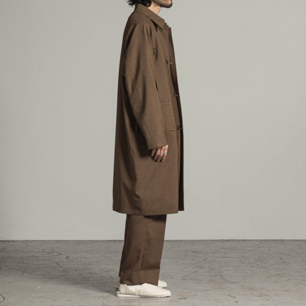 RAGLAN MAC COAT ORGANIC WOOL TROPICAL AACOC   MARKAWARE