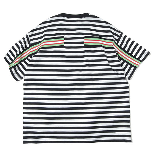 STRIPED RIB BIG TEE