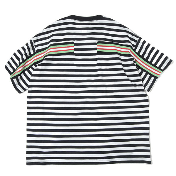 STRIPED RIB BIG TEE