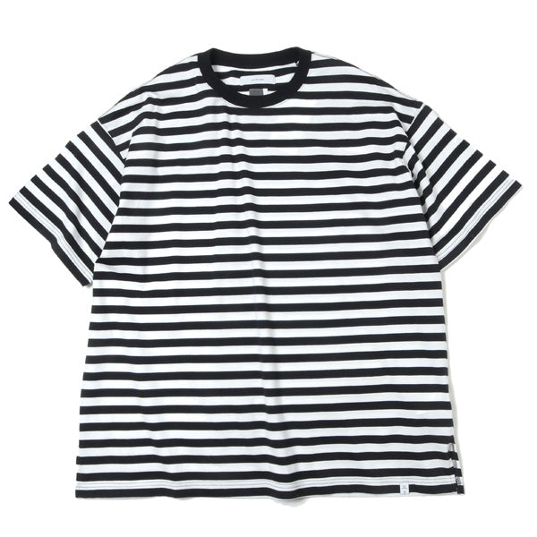 STRIPED RIB BIG TEE