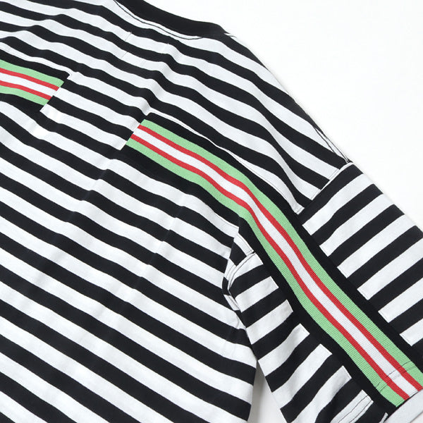 STRIPED RIB BIG TEE