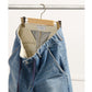 Comfy Damaged Denim Pants - Easy Fit Tapered