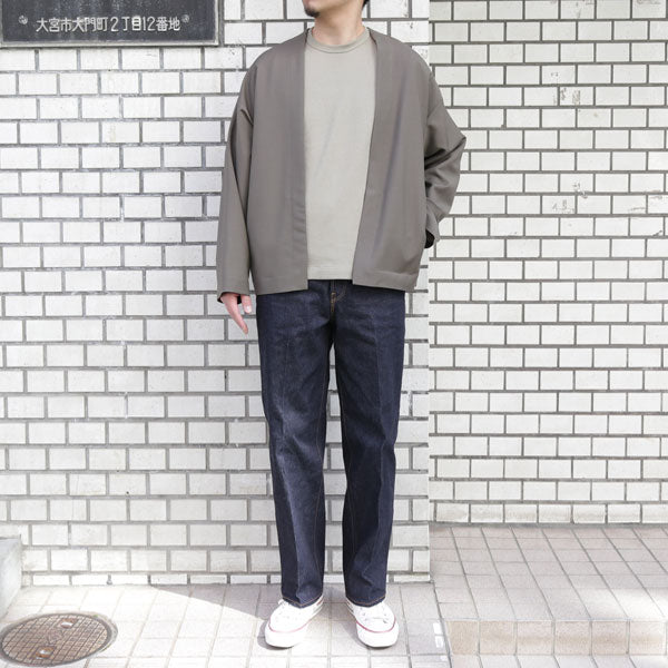 Straight Fit Creased Jeans One Wash TAPTC   Text / パンツ