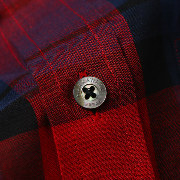 POLO COLLAR SHIRTS MADRAS CHECK ORGANDIE