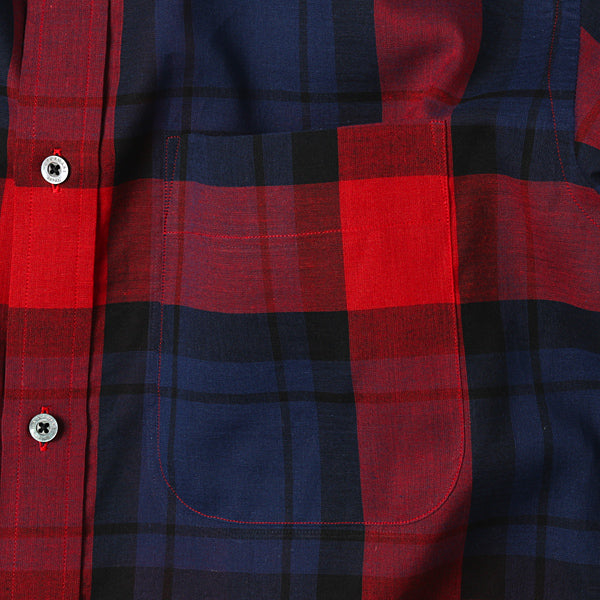 POLO COLLAR SHIRTS MADRAS CHECK ORGANDIE