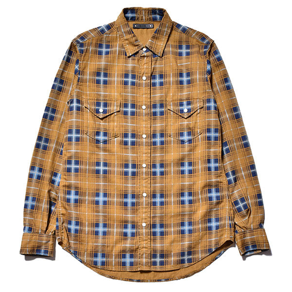 Oldmans Check Denim Western SH