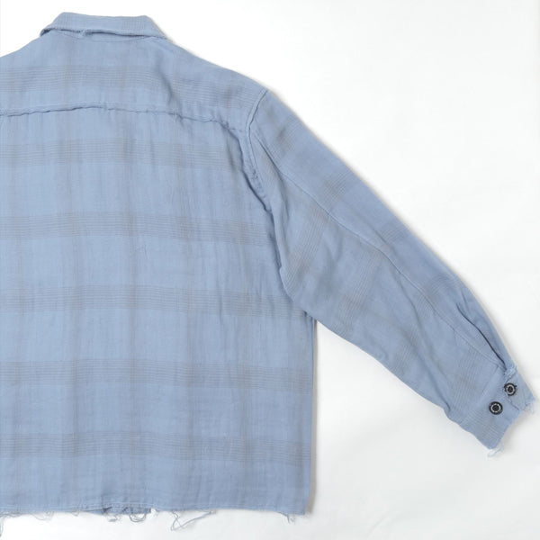 Double Gauze Check Fatigue Jacket