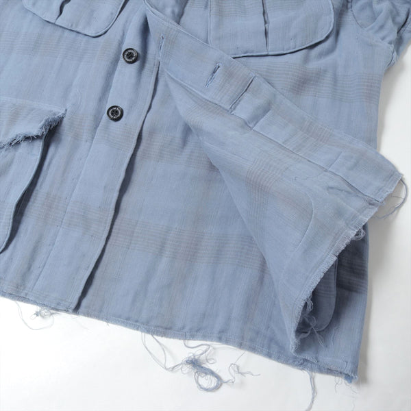 Double Gauze Check Fatigue Jacket