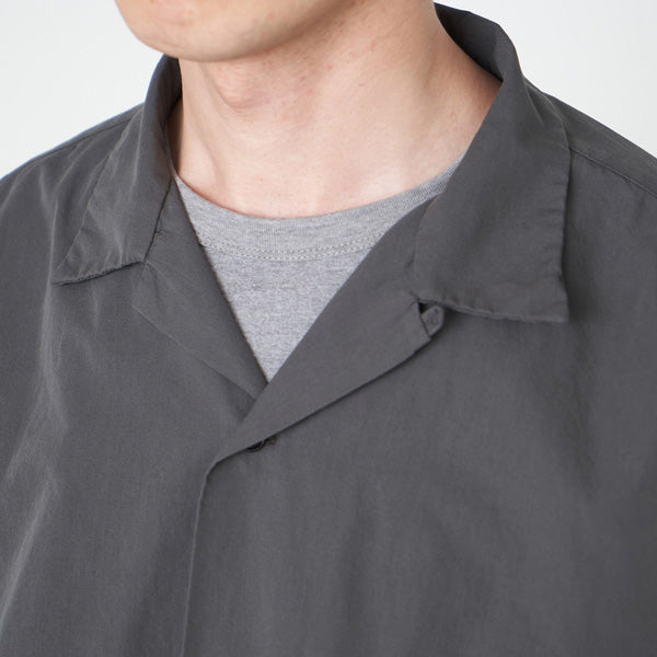 Open Collar Wind H/S Shirt