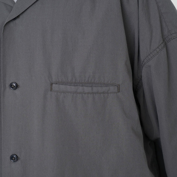 Open Collar Wind H/S Shirt