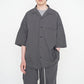 Open Collar Wind H/S Shirt