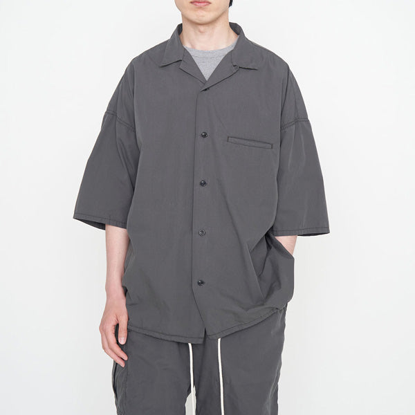 Open Collar Wind H/S Shirt