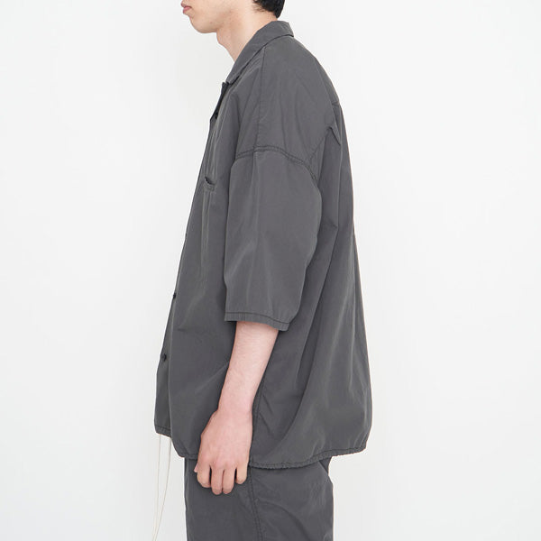 Open Collar Wind H/S Shirt