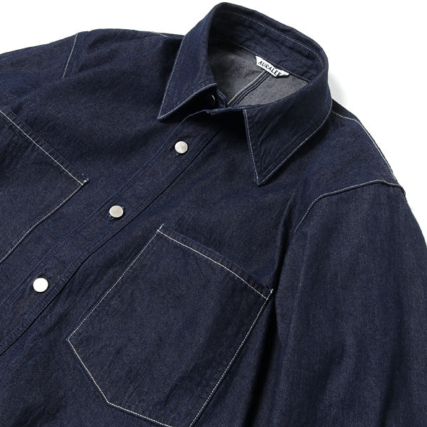 HARD TWIST LIGHT DENIM SHIRTS BLOUSON