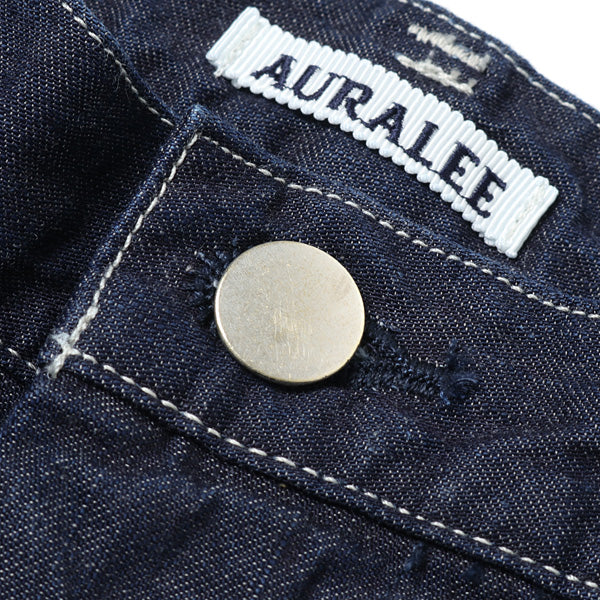 AURALEE HARD TWIST LIGHT DENIM PANTS