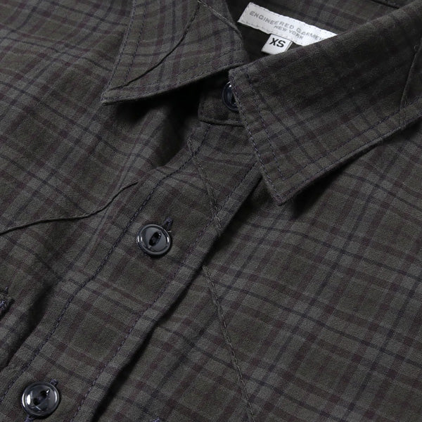 Work Shirt - Pintuck Small Plaid