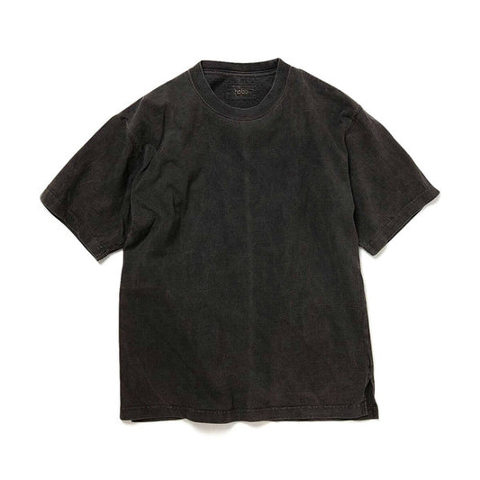 CT HEAVY WEIGHT JERSEY CHARCOAL DYED CREW NECK TEE