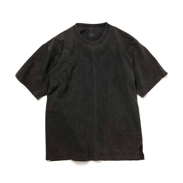 CT HEAVY WEIGHT JERSEY CHARCOAL DYED CREW NECK TEE