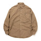 COTTON BROAD COFFEE DYED LS SHIRT
