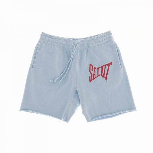 SWEAT SHORTS / LOGO / SAX BLUE