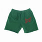 SWEAT SHORTS / LOGO / GREEN