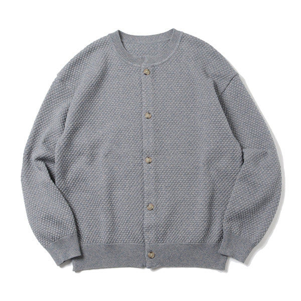 Popcorn Crewneck Cardigan