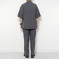 OPEN COLLAR SHIRT SILK LINEN