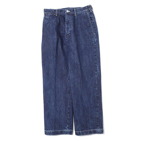 DENIM FLAT FRONT TROUSERS 14.5oz ORGANIC SELVEDGE