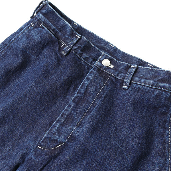 DENIM FLAT FRONT TROUSERS 14.5oz ORGANIC SELVEDGE